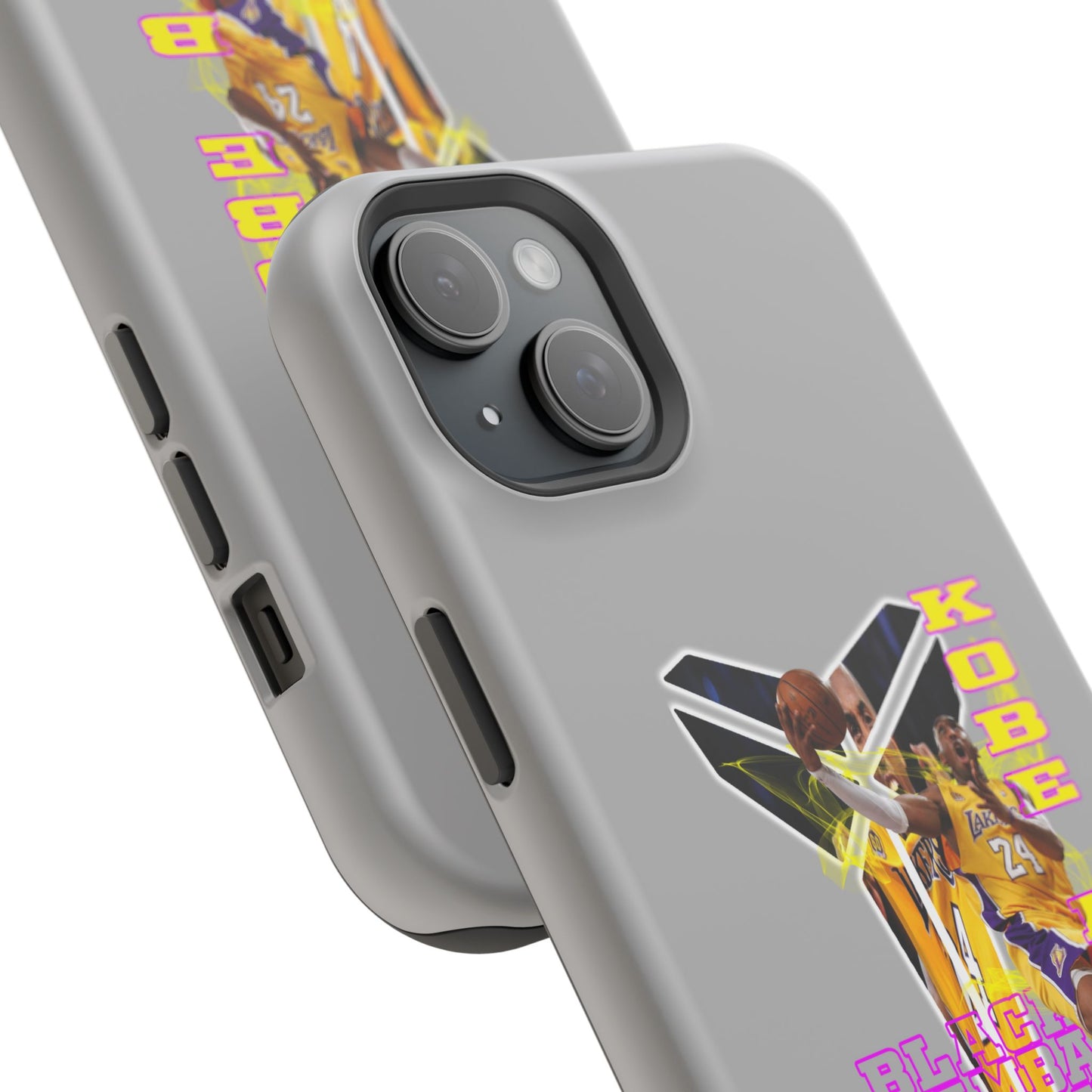 Impact-Resistant Phone Case — Bold Retro Basketball Graphic