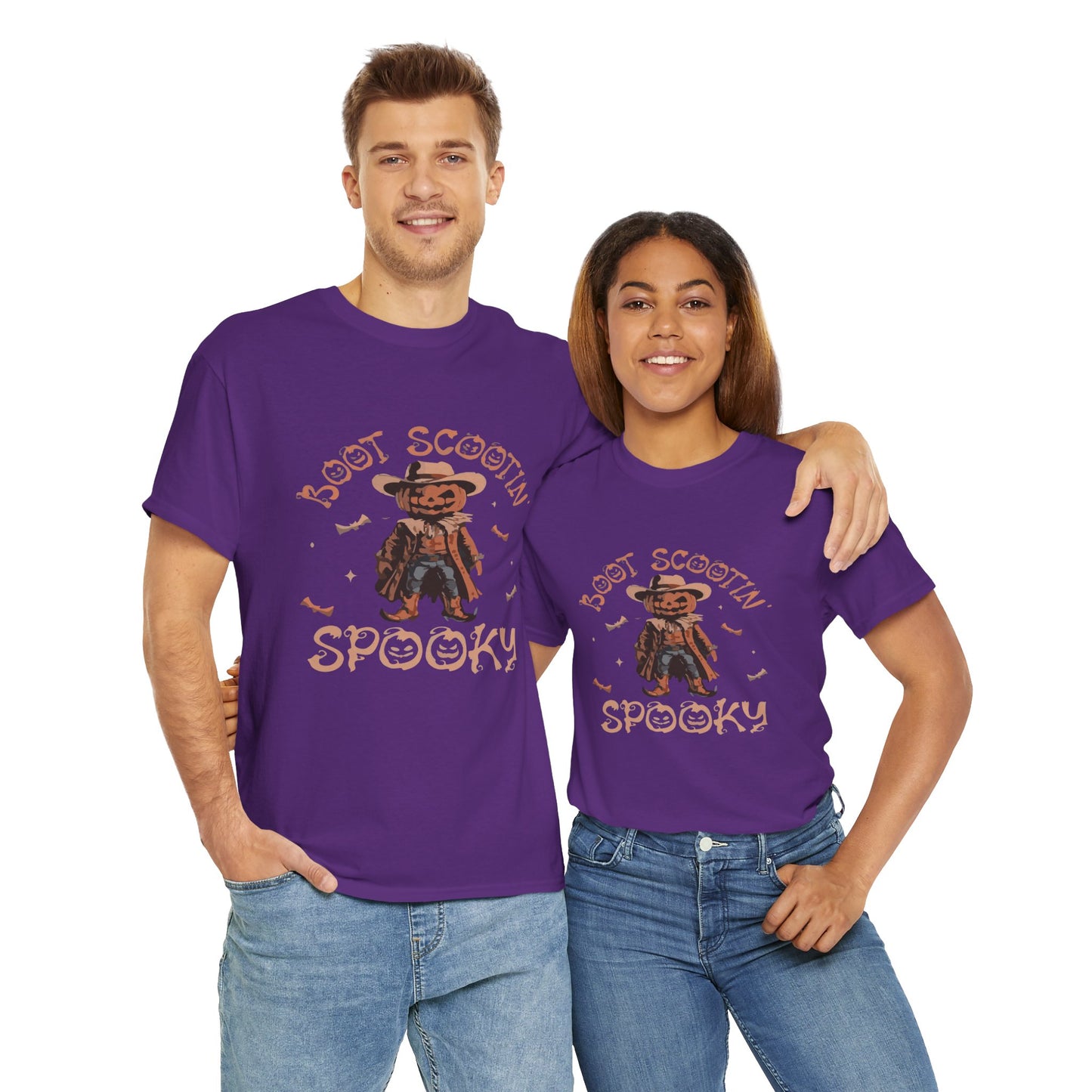 Spooky Cowboy Tee, Unisex Heavy Cotton T-Shirt, Halloween Costume, Fall Fashion, Fun Casual Wear, Gift for Friends, Boot Scootin' [...]