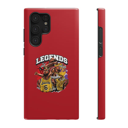 Legends Basketball Graphic Phone Case — Impact-Resistant iPhone Cover