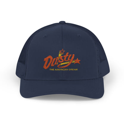 Dusty Snapback Trucker Cap, Trendy Hat, Gift for Him/Her, Casual Wear, Festival Accessory, Outdoor Style