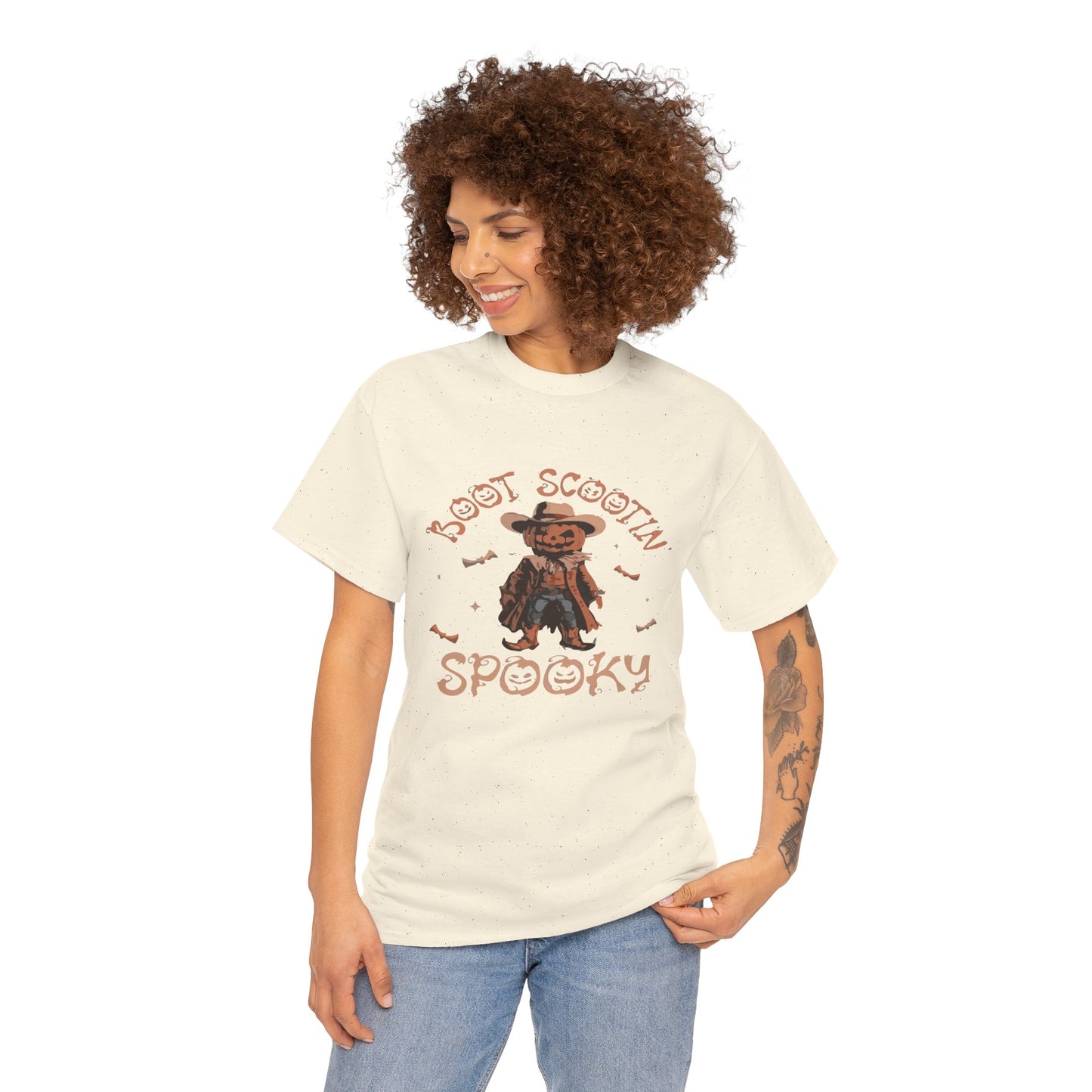 Spooky Cowboy Tee, Unisex Heavy Cotton T-Shirt, Halloween Costume, Fall Fashion, Fun Casual Wear, Gift for Friends, Boot Scootin' [...]