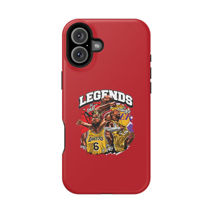 Legends Basketball Graphic Phone Case — Impact-Resistant iPhone Cover