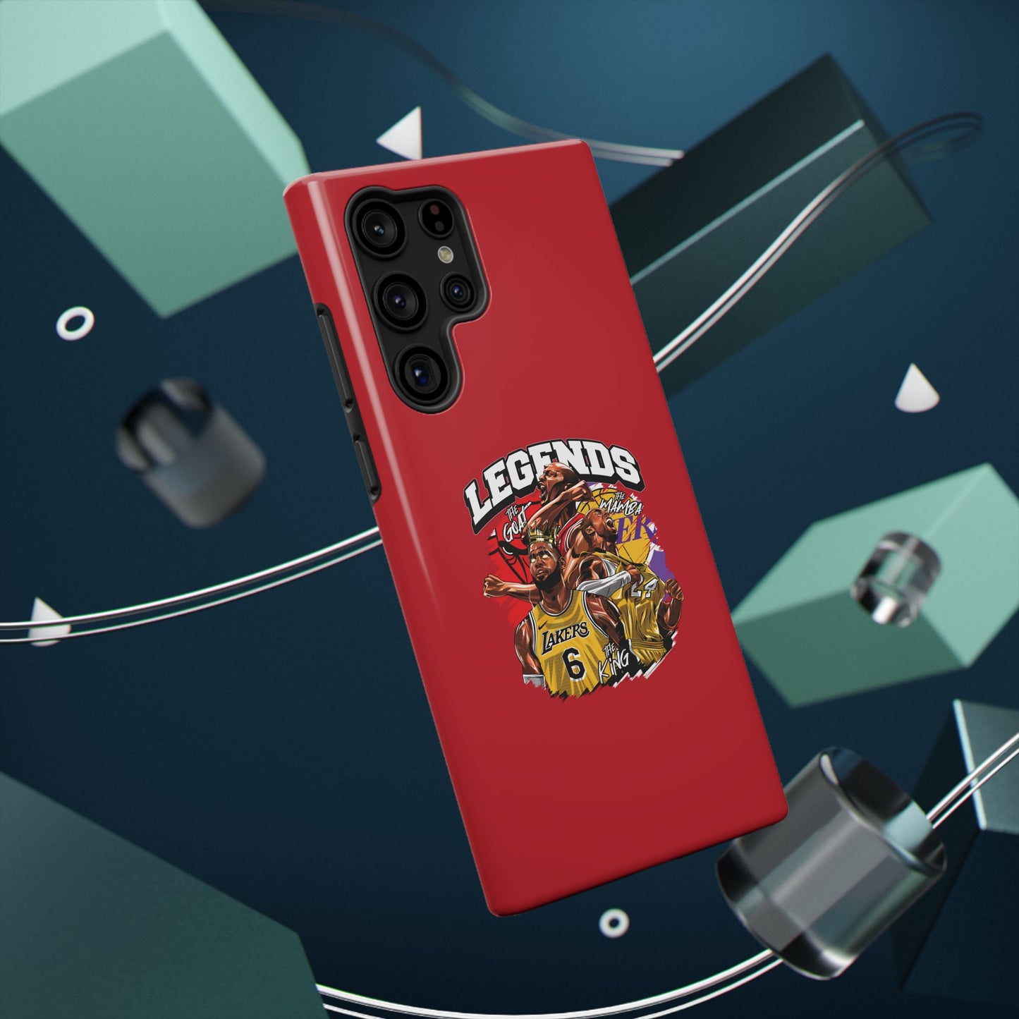 Legends Basketball Graphic Phone Case — Impact-Resistant iPhone Cover