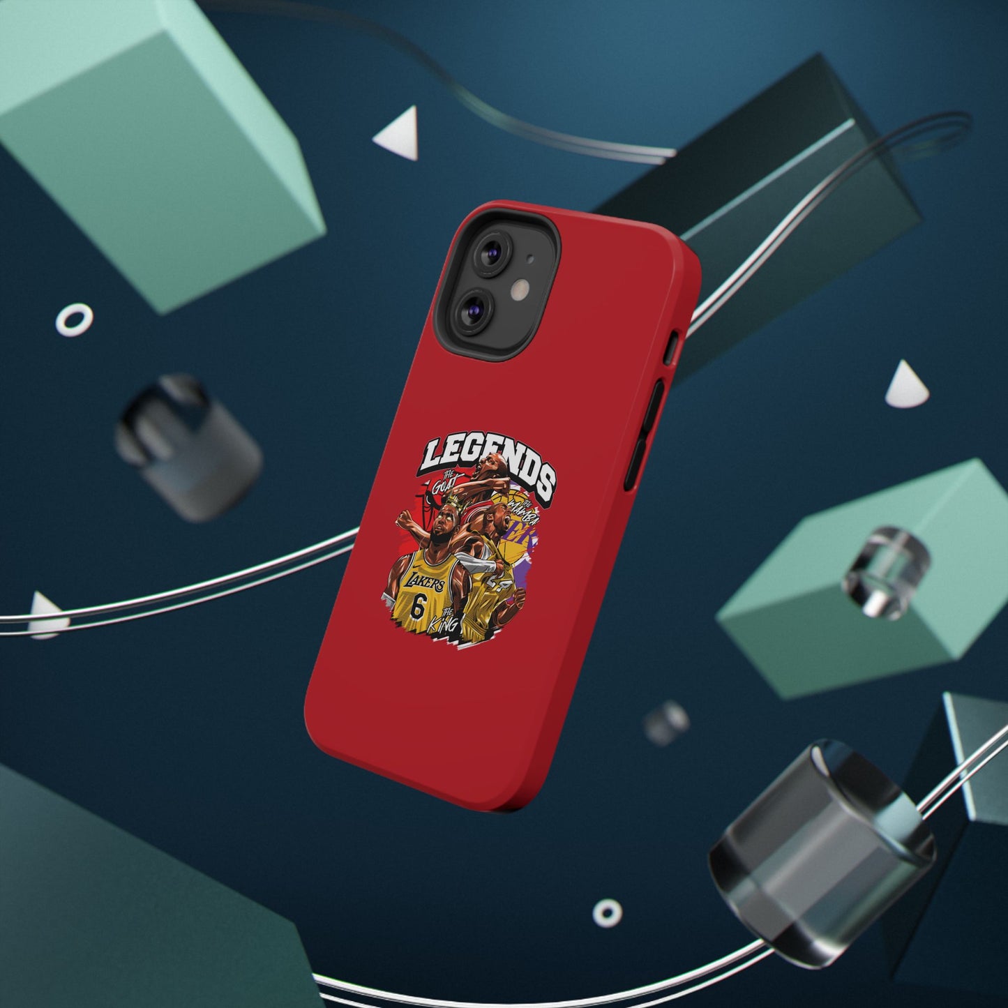 Legends Basketball Graphic Phone Case — Impact-Resistant iPhone Cover
