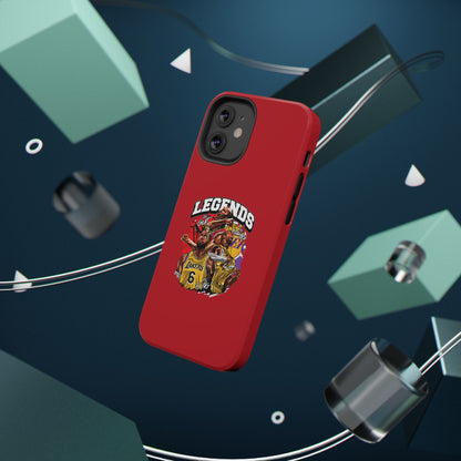 Legends Basketball Graphic Phone Case — Impact-Resistant iPhone Cover
