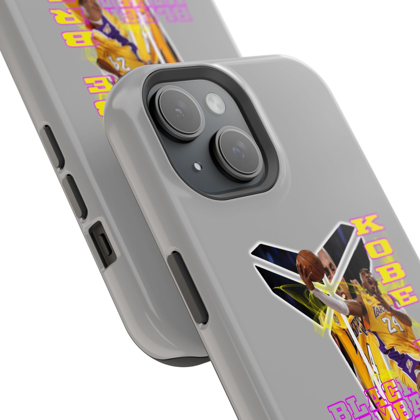 Impact-Resistant Phone Case — Bold Retro Basketball Graphic