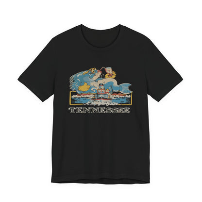 Tennessee Vintage Graphic Tee, Unisex Jersey Short Sleeve T-Shirt, Souvenir Shirt, Vacation Wear, Gift for Travelers, Retro Tee