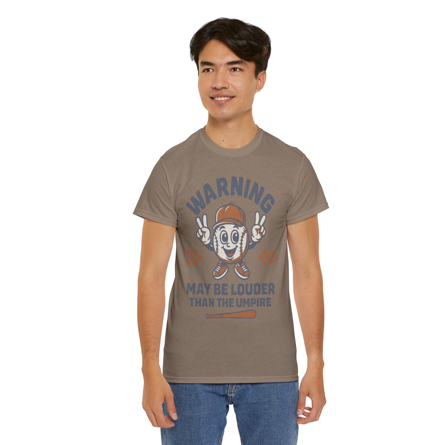 Warning T-Shirt, Fun Umpire Tee, Unique Sports Gift, Casual Wear, Perfect for Baseball Fans