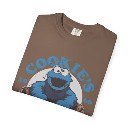 Cookie Monster Inspired Unisex T-Shirt, Fun Gift for Gamers, Casual Wear, Birthday Gift, Kitchen & Gym Motivation
