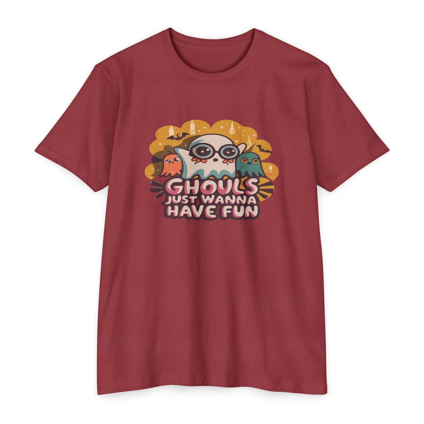 Halloween Fun Graphic Tee, Ghouls T-shirt, Unisex T-shirt, Spooky Shirt, Casual Halloween Apparel