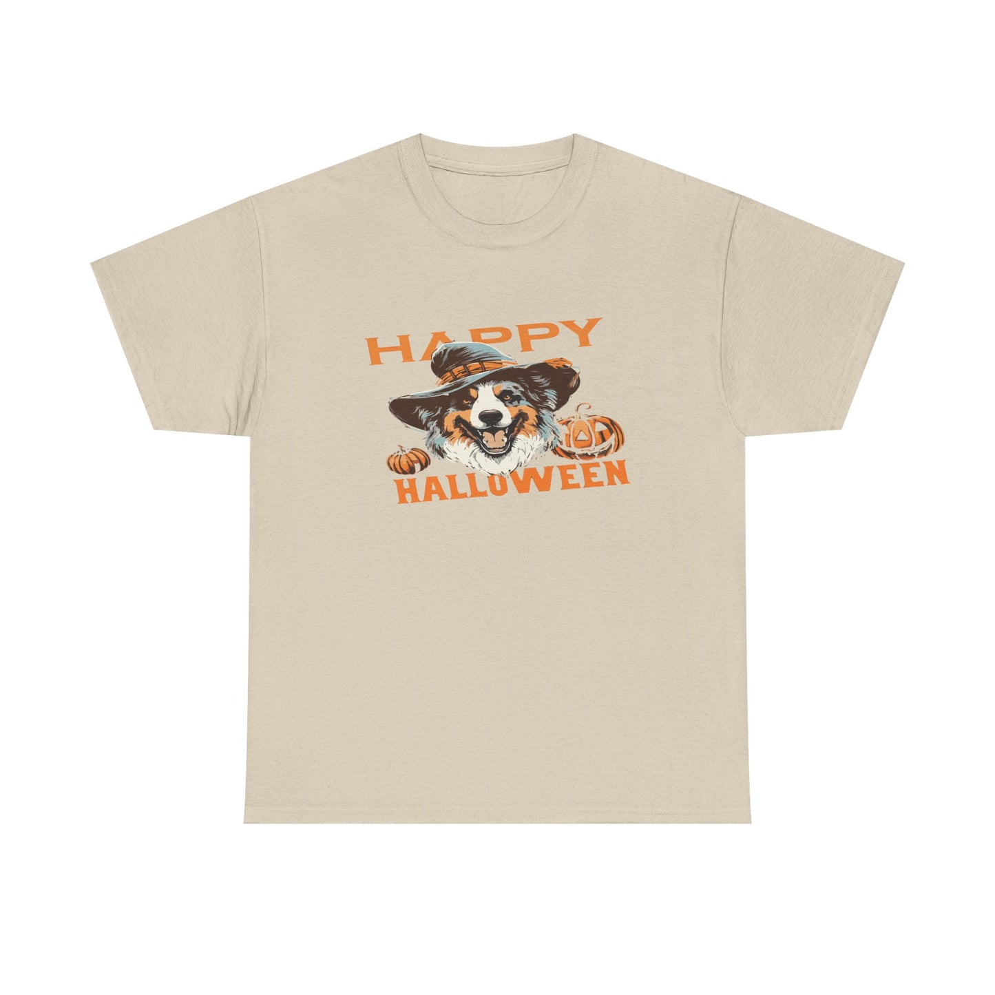 Halloween Dog Graphic Tee, Unisex T-Shirt, Spooky Pet Shirt, Fall Apparel, Trick or Treat Top