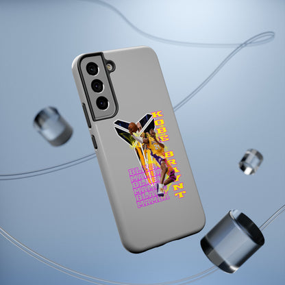 Impact-Resistant Phone Case — Bold Retro Basketball Graphic