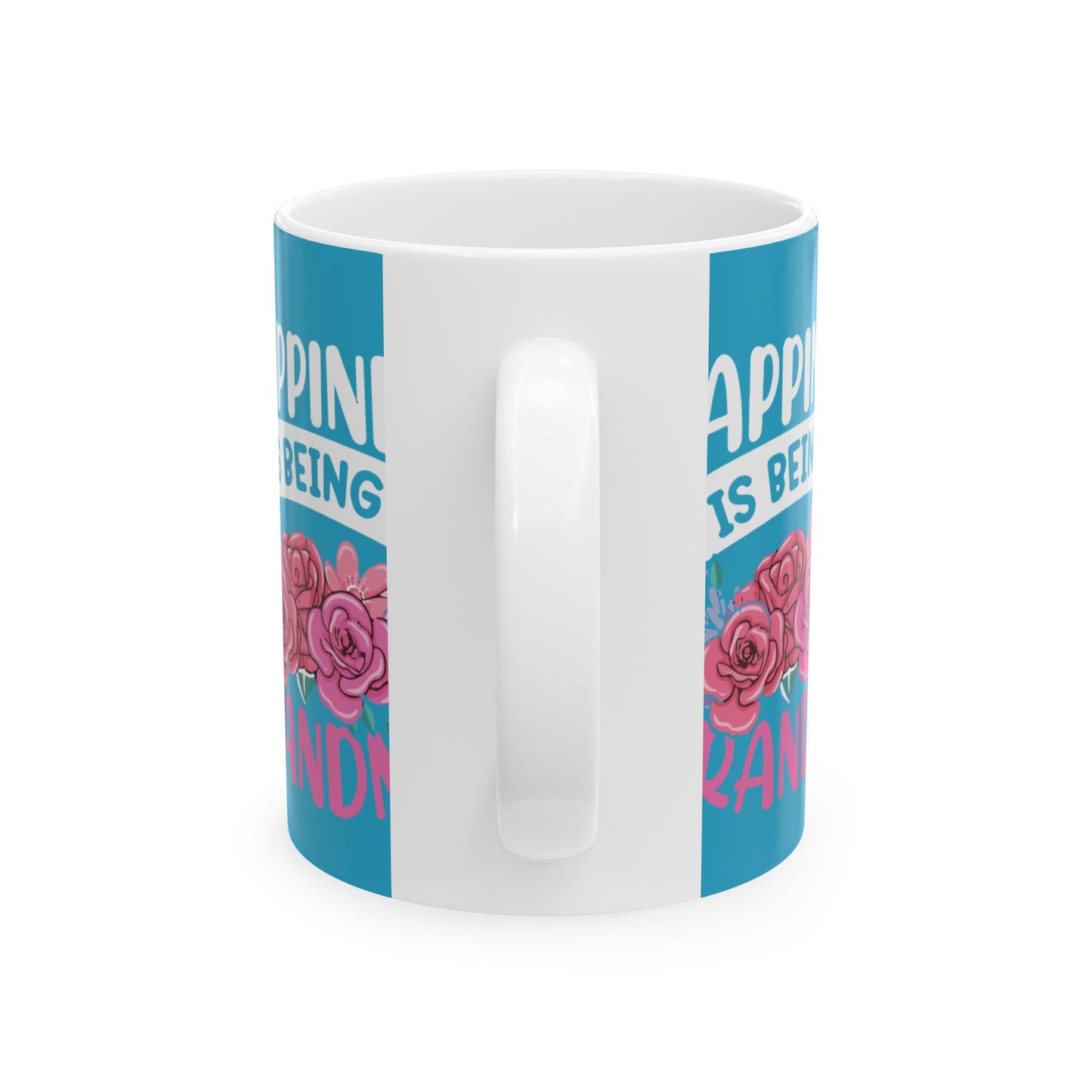 Floral Grandma Mug - Happiness is Being a Grandma - Perfect Gift for Mother's Day
