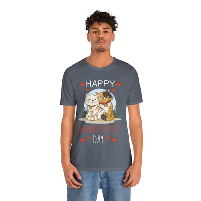 Happy Meowentine's Jersey Short Sleeve Tee