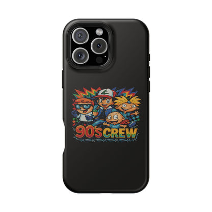 90s Crew Impact-Resistant Phone Case — Retro Cartoon Gamer Design