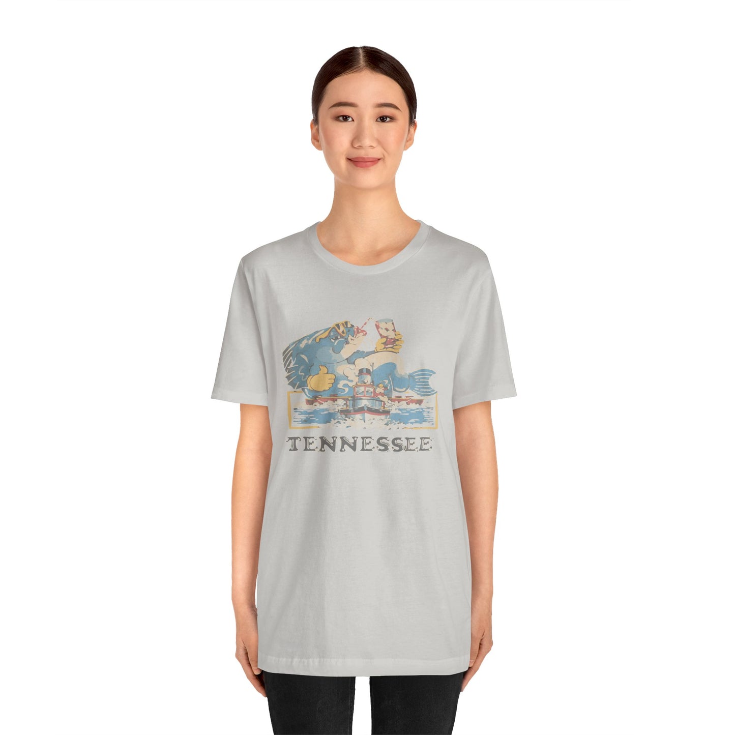 Tennessee Vintage Graphic Tee, Unisex Jersey Short Sleeve T-Shirt, Souvenir Shirt, Vacation Wear, Gift for Travelers, Retro Tee