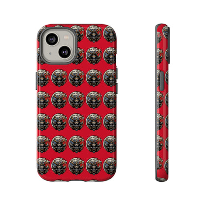 Bold Phone Case, Tough Phone Cover, Red Phone Protector, Unique Gift for Him/Her, Trendy Tech Accessory