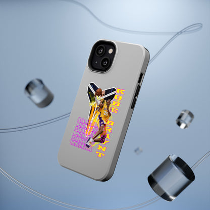Impact-Resistant Phone Case — Bold Retro Basketball Graphic