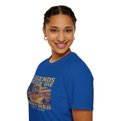 Legends Never Die Brother Memorial T-Shirt – Vintage Tribute Tee (1952–2023)