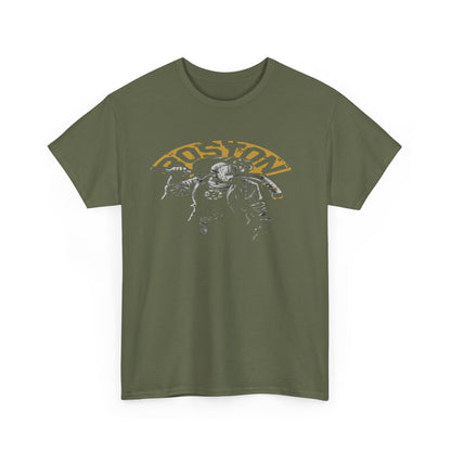 Boston Graphic Tee, Unisex Cotton T-Shirt, Casual Wear, Gift for Him/Her, Streetwear Style, Travel Souvenir, Boston Pride Shirt