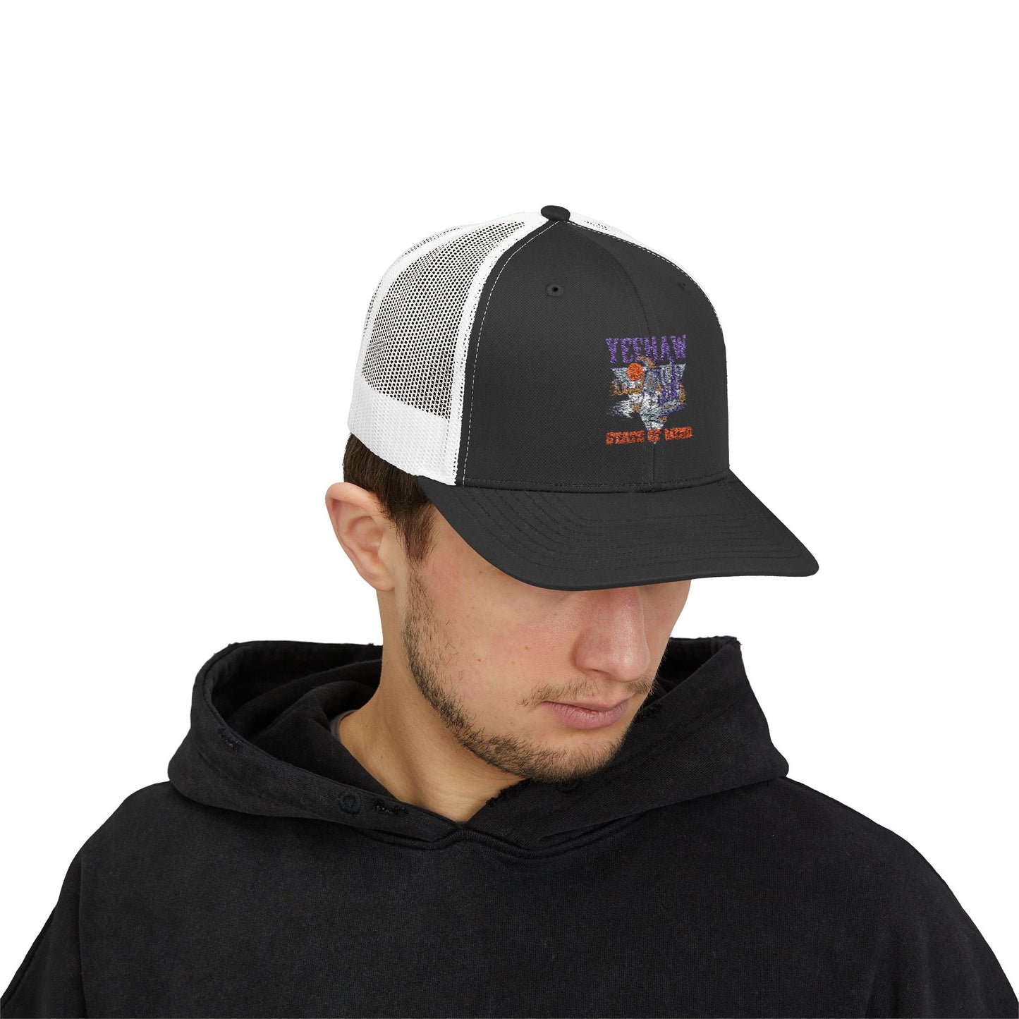 Stylish Snapback Trucker Cap - 'Tough State of Mind' Design