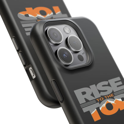 Impact-Resistant Phone Case - Rise to the Top, Durable Phone Cover, Gift for Motivational Quotes Lovers, Trendy Tech Accessories