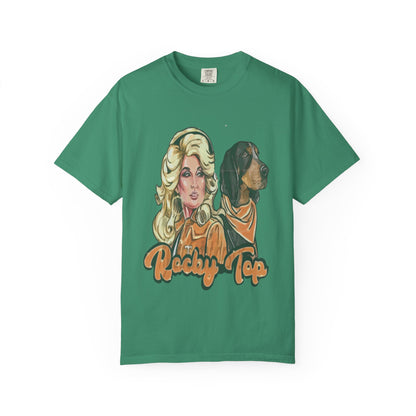 Rocky Top Retro T-Shirt, Dog Lover Tee, Vintage Country Shirt, Music Festival Apparel, Unique Gift for Pet Owners