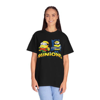 Minions Superhero Unisex T-shirt, Fun Gift for Kids, Cartoon Apparel, Birthday Party Outfit, Family Movie Night Wear