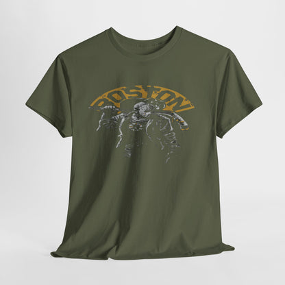 Boston Graphic Tee, Unisex Cotton T-Shirt, Casual Wear, Gift for Him/Her, Streetwear Style, Travel Souvenir, Boston Pride Shirt