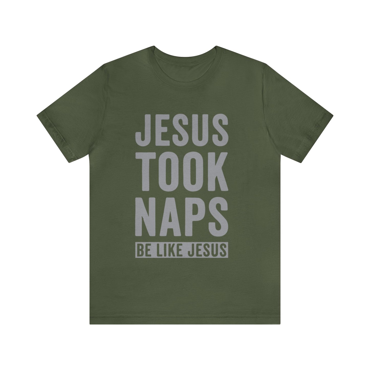 Jesus Love Naps 2 Jersey Short Sleeve Tee