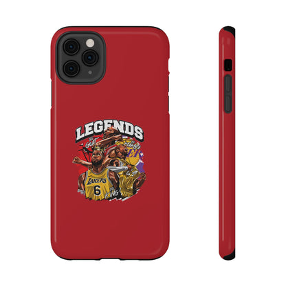 Legends Basketball Graphic Phone Case — Impact-Resistant iPhone Cover