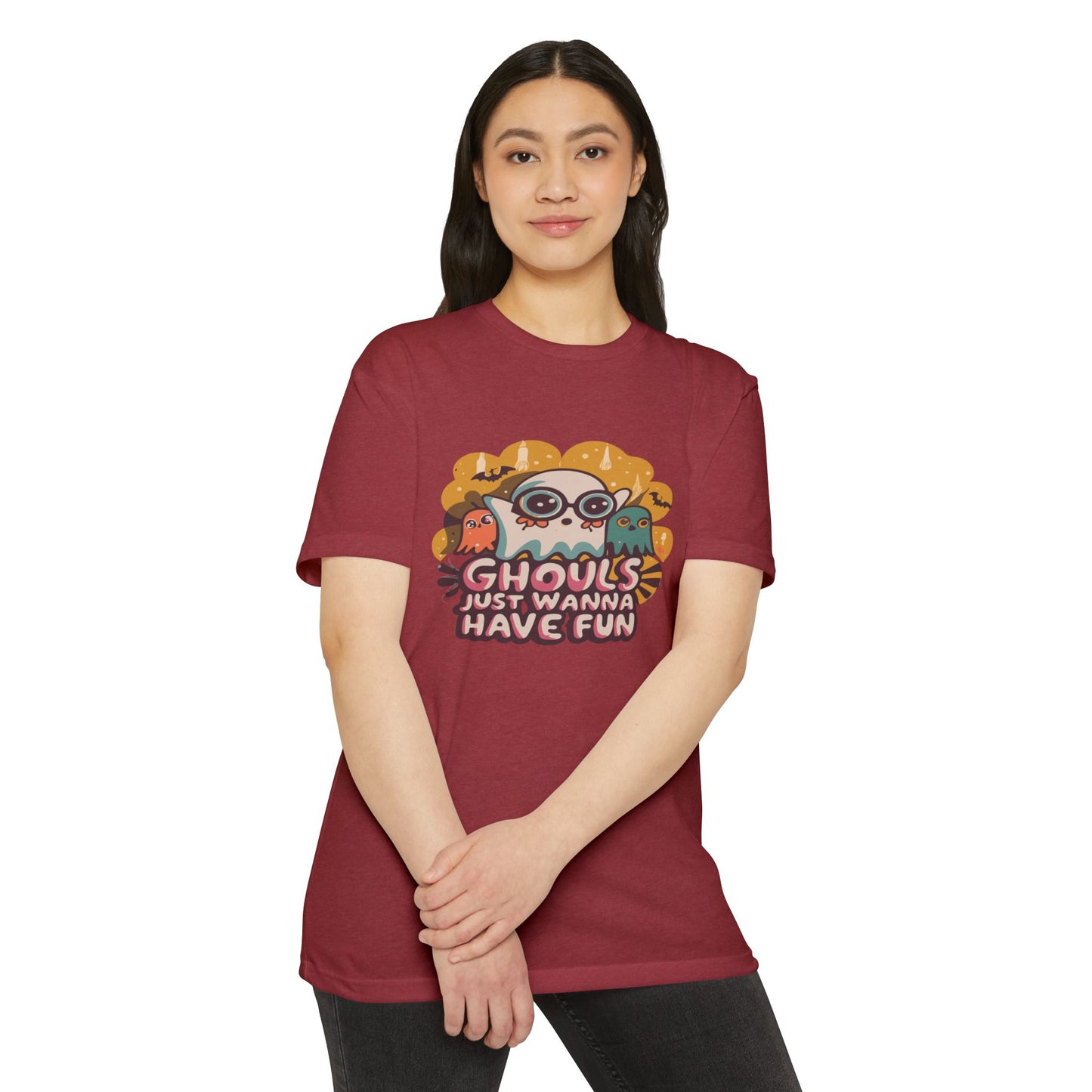 Halloween Fun Graphic Tee, Ghouls T-shirt, Unisex T-shirt, Spooky Shirt, Casual Halloween Apparel