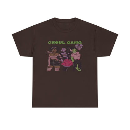 Ghoul Gang Unisex Heavy Cotton Tee | Halloween T-Shirt, Spooky Apparel, Gothic Fashion, Funny Gift, Group Costume