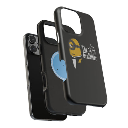 Magnetic Tough Cases: The Gruffather Phone Cover, Gift for Minions Fans, Unique Cell Phone Case, Durable Protective Case, Fun Cartoon Design