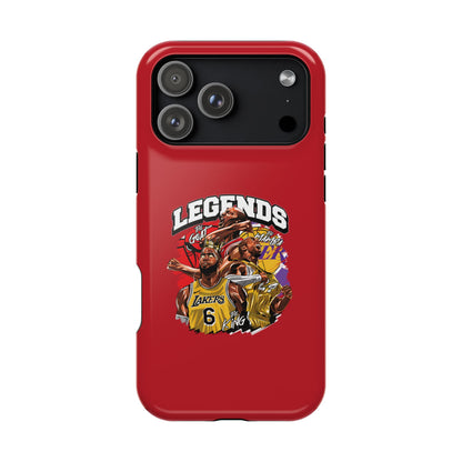 Legends Basketball Graphic Phone Case — Impact-Resistant iPhone Cover