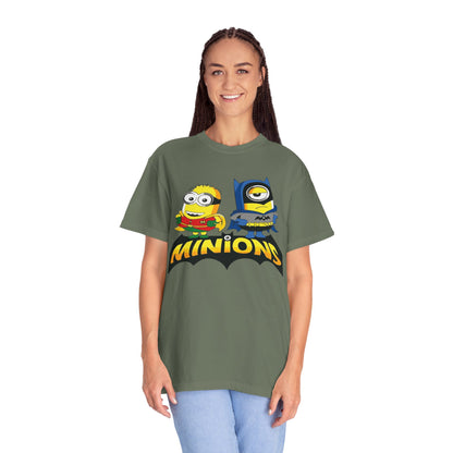 Minions Superhero Unisex T-shirt, Fun Gift for Kids, Cartoon Apparel, Birthday Party Outfit, Family Movie Night Wear