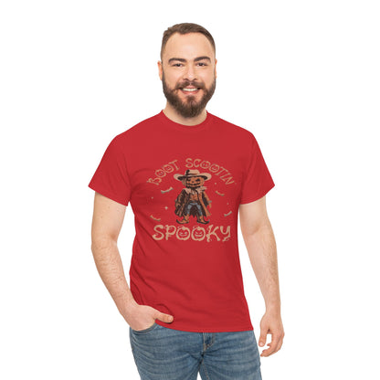 Spooky Cowboy Tee, Unisex Heavy Cotton T-Shirt, Halloween Costume, Fall Fashion, Fun Casual Wear, Gift for Friends, Boot Scootin' [...]