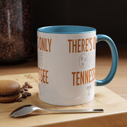 Tennessee Accent Coffee Mug - Perfect for Fans, Gift for Graduates, Home Office Essential, Sports Celebration, Personalized Tea Cup