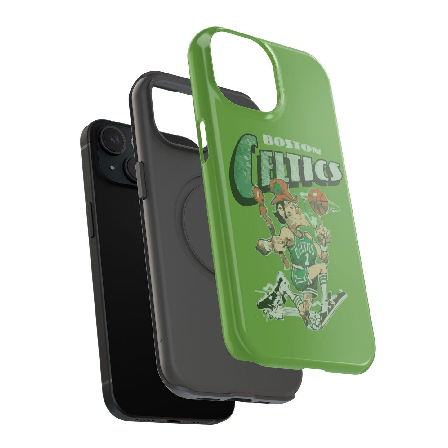Boston Celtics Impact-Resistant Phone Case, Basketball Phone Cover, Sports Fan Gift, Sturdy Phone Case, NBA Merchandise, Team Spirit Decor