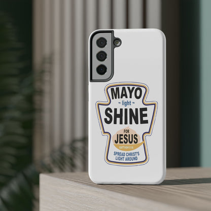 Jesus Message Impact-Resistant Case, Faith-Based Phone Cover, Inspirational Tech Accessory, Christian Gift, Bible Verse Case
