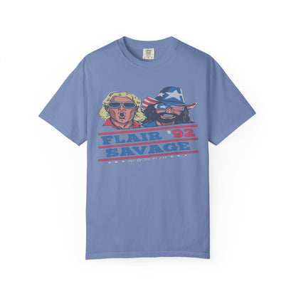 Retro Wrestling Fan T-Shirt, Unisex Graphic Tee, Flair Savage Shirt, Sports Fan Apparel, Vintage Style Gift