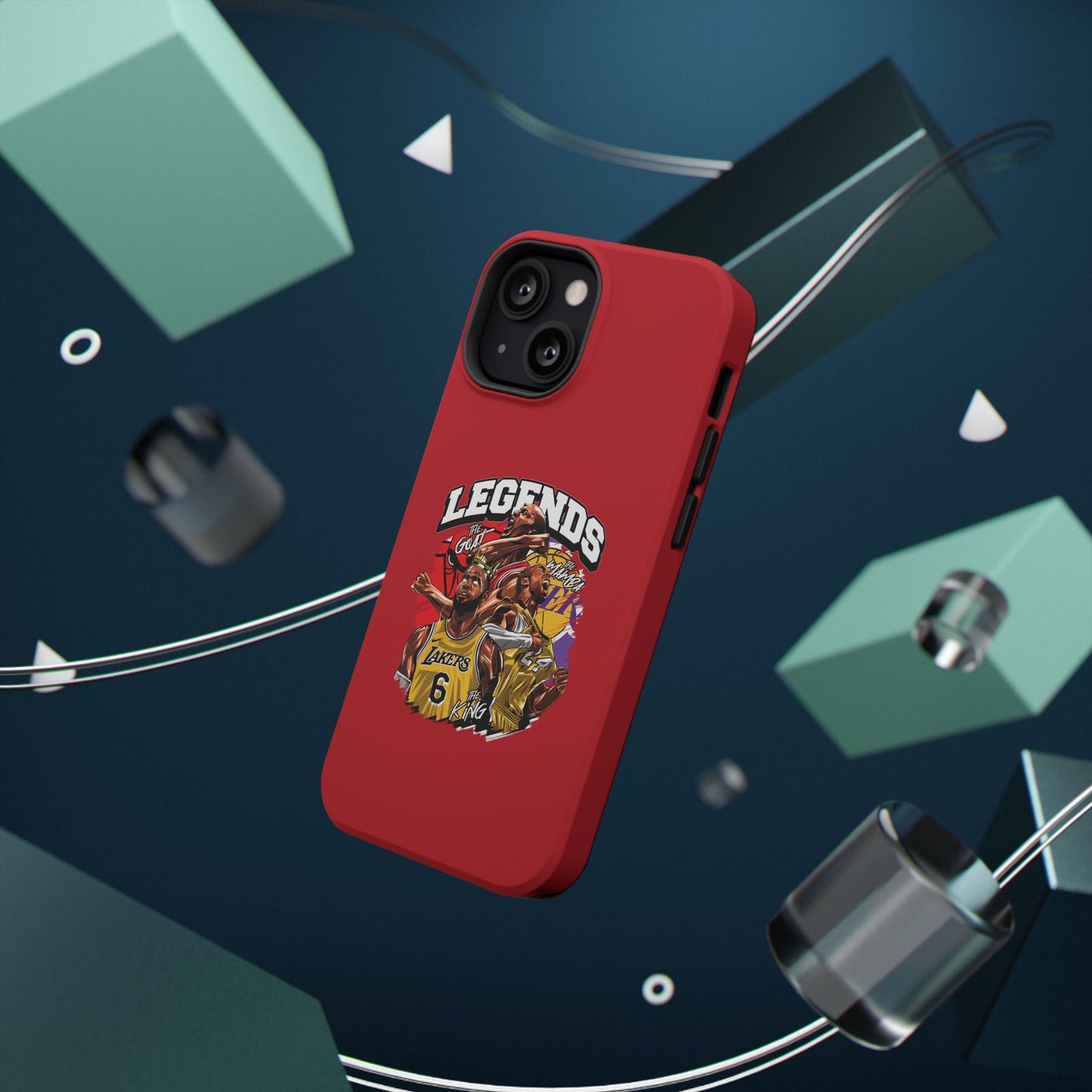 Legends Basketball Graphic Phone Case — Impact-Resistant iPhone Cover