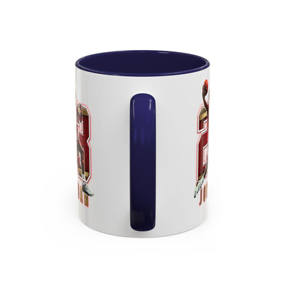 Michael Jordan Accent Coffee Mug - 11oz & 15oz - Perfect Gift for Sports Fans, Collectors, Basketball Lovers, Unique Gift Idea