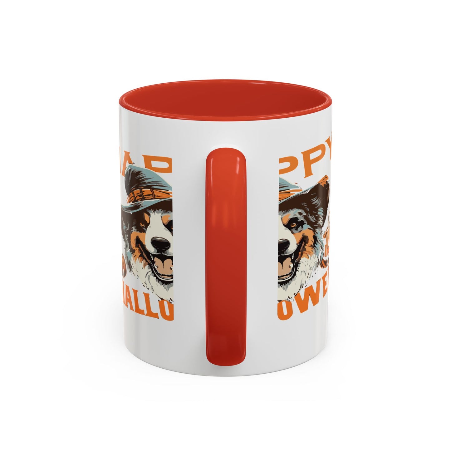 Halloween Dog Mug with Pumpkin Design, Cute Pet Lover Gift, Coffee Ceramic Cup for Fall, Spooky Season Decor, Happy Halloween