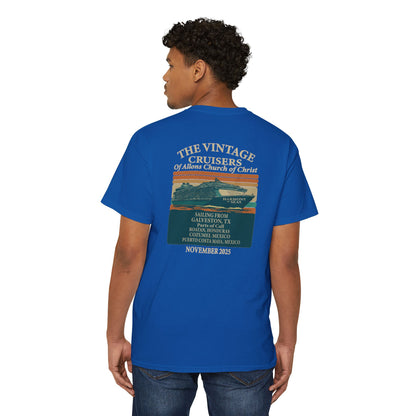 Retro Pocket Tee Allons Church of Christ Cruise 2025 Unisex T-Shirt
