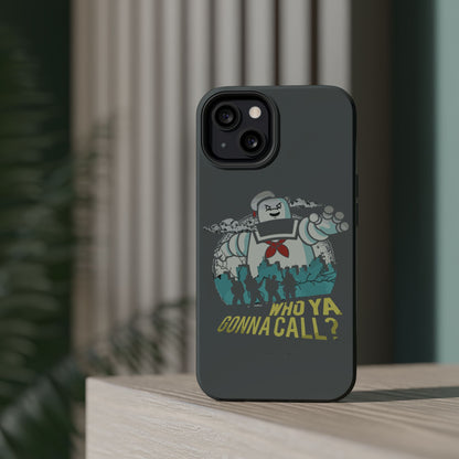 Ghostbuster-Inspired Tough Phone Case - Who Ya Gonna Call? - Perfect for Fans, Gift for Halloween, Geeky Accessories, Durable Protection
