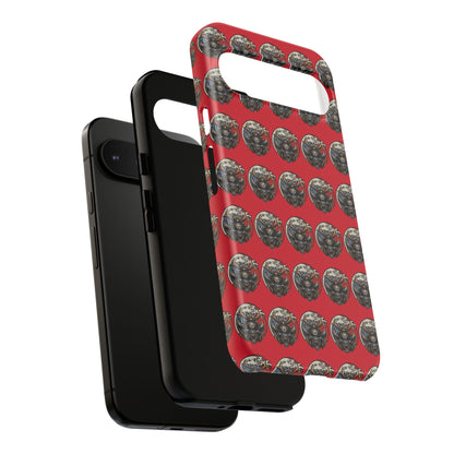 Bold Phone Case, Tough Phone Cover, Red Phone Protector, Unique Gift for Him/Her, Trendy Tech Accessory