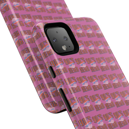 90s Vibe Phone Case, Retro Tough Cases, Gift for Nostalgia Lovers, Durable Phone Covers, 90s Themed Accessories