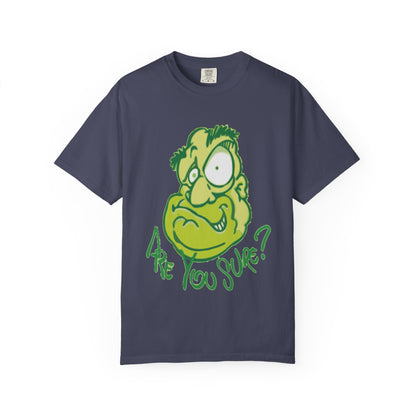 Unisex Garment-Dyed T-Shirt with Quirky Cartoon Design - Perfect for Casual Wear, Gifting, Parties, and Everyday Comfort