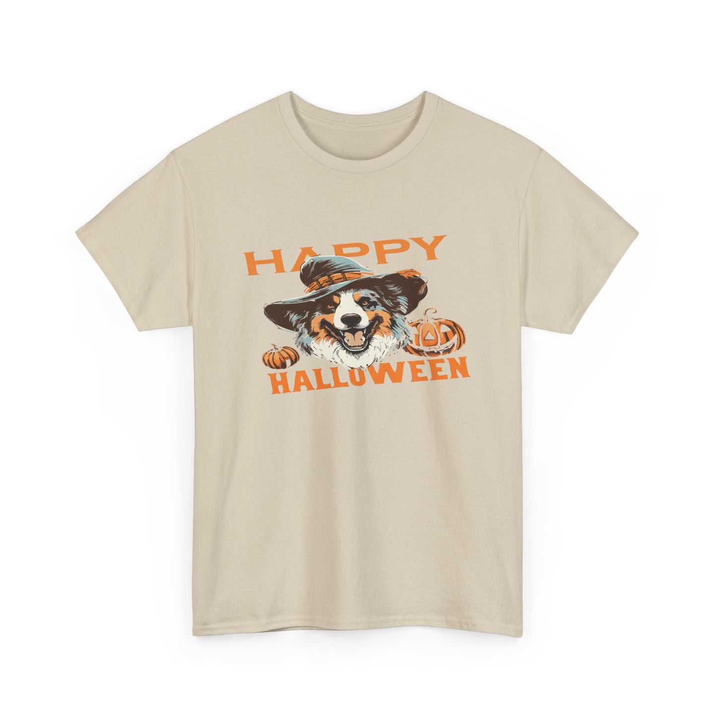 Halloween Dog Graphic Tee, Unisex T-Shirt, Spooky Pet Shirt, Fall Apparel, Trick or Treat Top